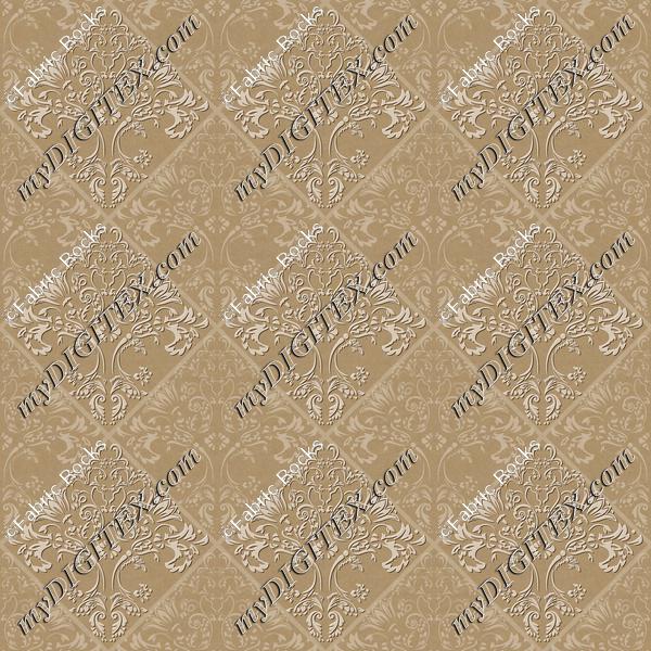 Flocked Damask