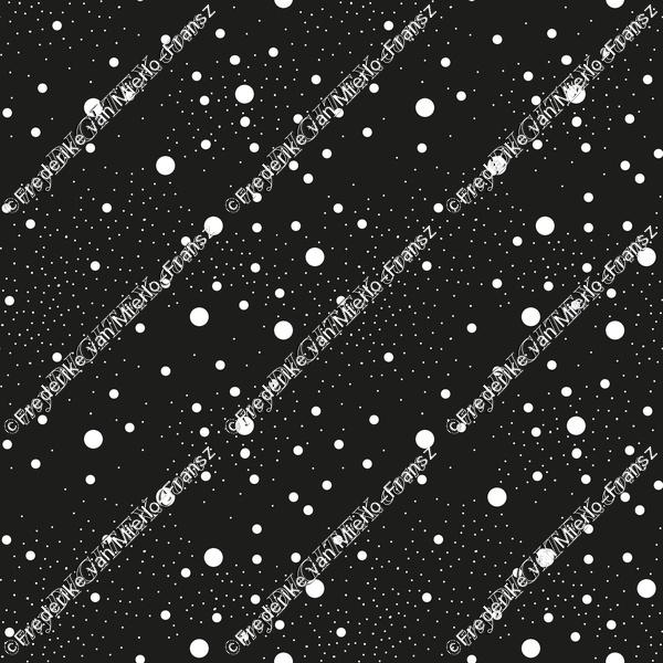 Star night black and white