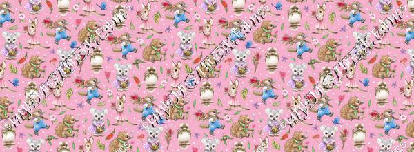 Aussie Animals Pink
