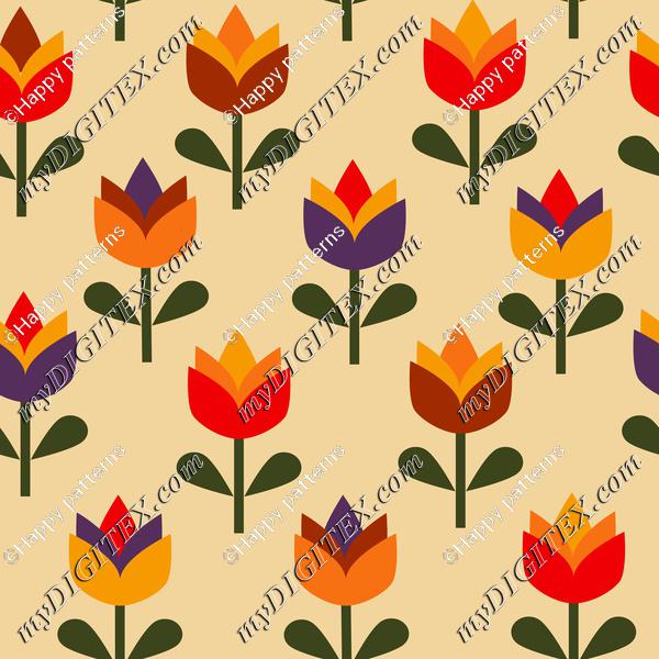 Summer Flowers, Tulips, Traditional Floras