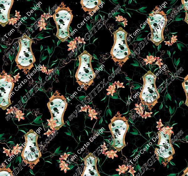 ludic leaves print ornamental print