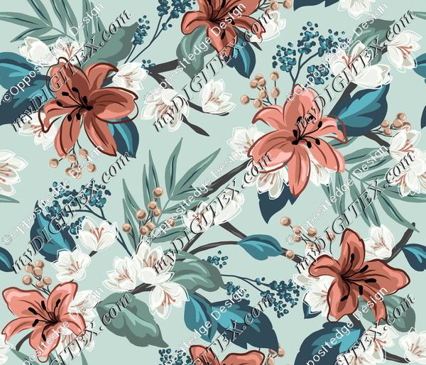 Carnation Chintz - LightGreen-01