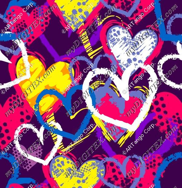 abstract-seamless-hearts-pattern-drawing-600w-773118865