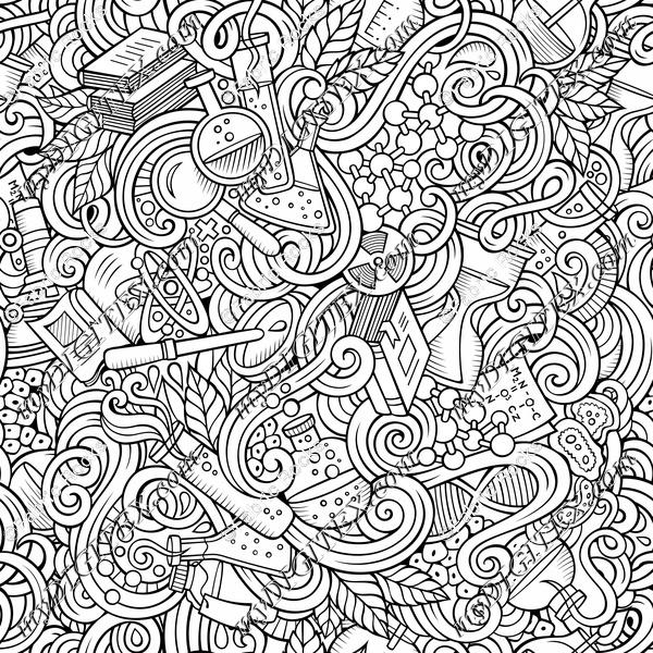 Science Coloring Pattern