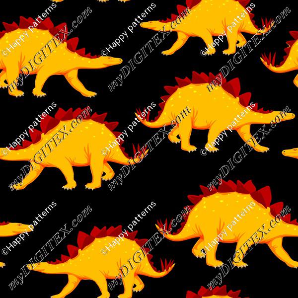 Dinosaur Yellow Black, T-rex