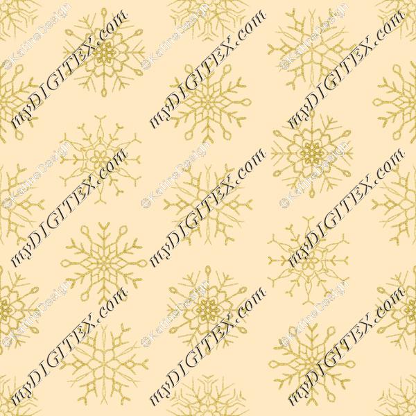 Snowflake beige gold