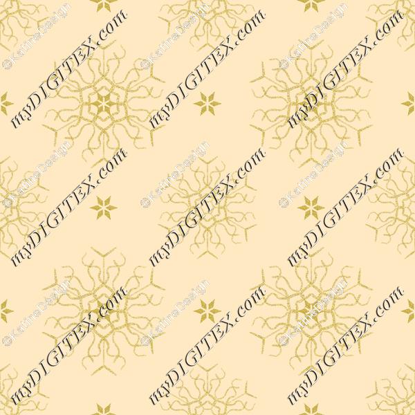snowflake gold beigeBIG