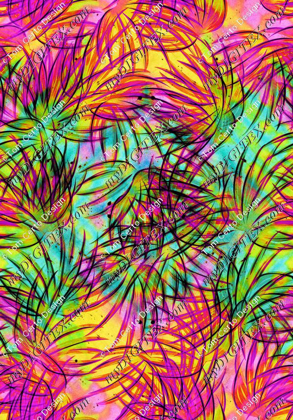 pink shibori texture print