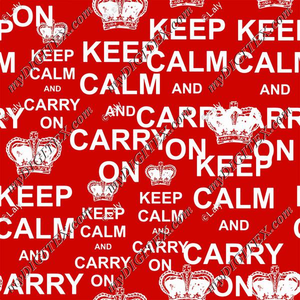 Keep calm and carry on