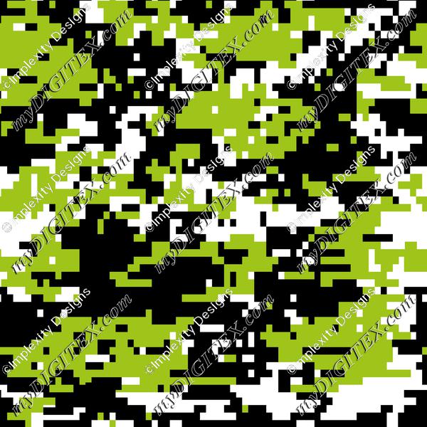 Chartreuse Digital Camo