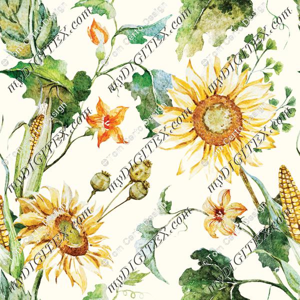 sunflower print