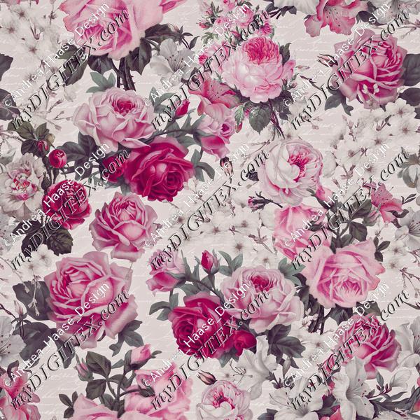 Vintage Roses Pastel Pink