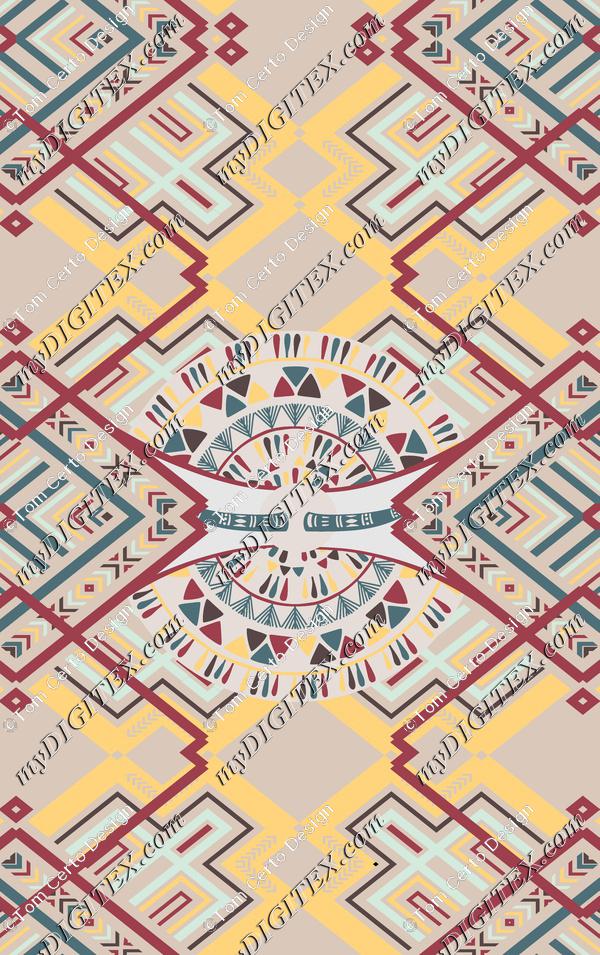 African geometric texture