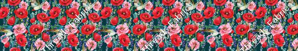 Anzac Poppies Navy Large