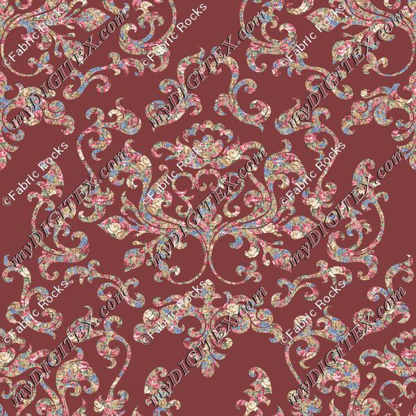 Damask Variations Tea Shoppe Carpet on 823E3F