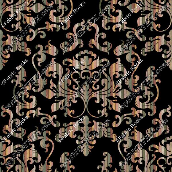 Damask Variations Baby Caroline Wood Paneling