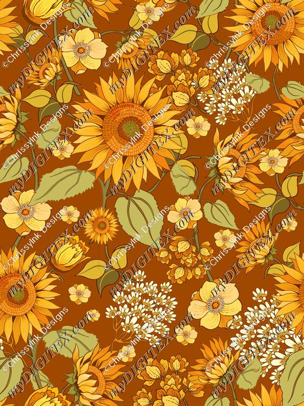 70s Sunflowers REPEAT