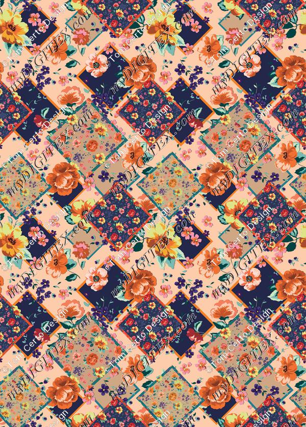 Geometric boho print