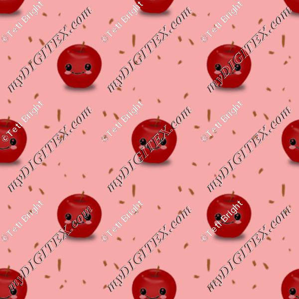 apple fruit kawaii