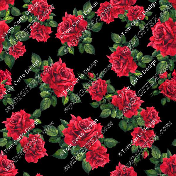 Classic roses print