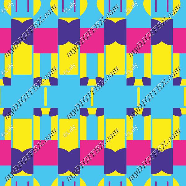 Stripess on a blue background