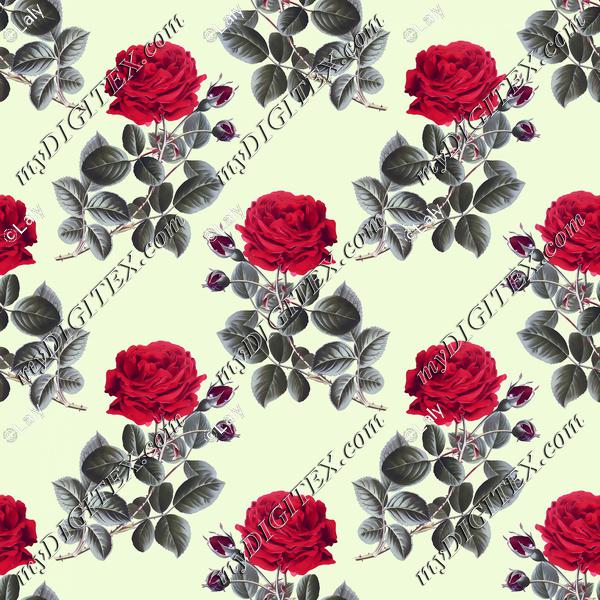 Red roses pattern