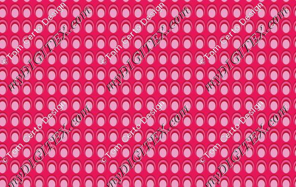 Pink Vintage Geometric Print