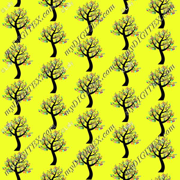 Love tree pattern