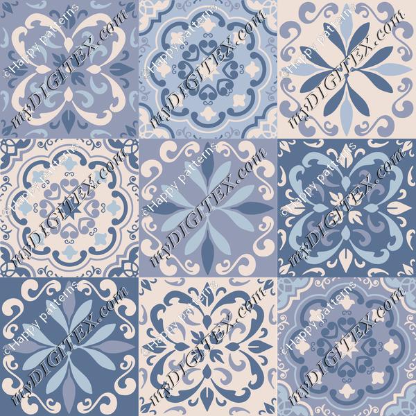 Bllue Ceramic Tiles