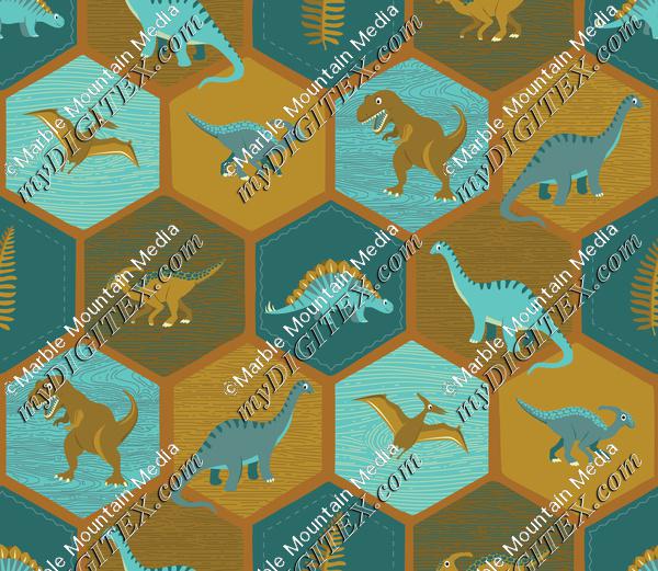 Dinosaur Hex - Brick