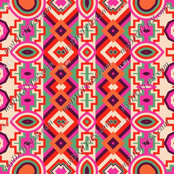 Tribal shapes rows