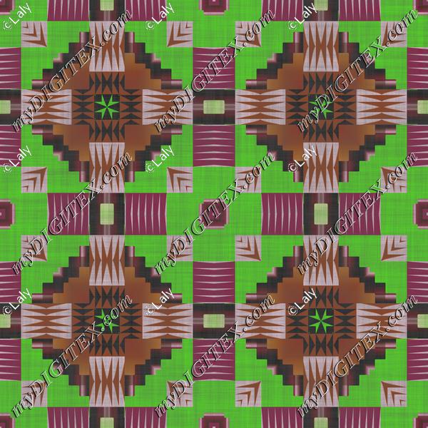 Tribal pattern fabric