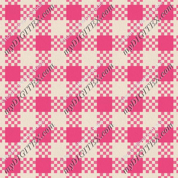 ROSGinghamPatternPink100%