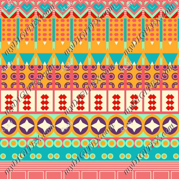 Pastel shapes rows