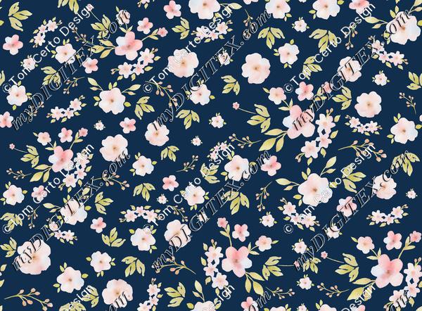 Cute floral watercolour print