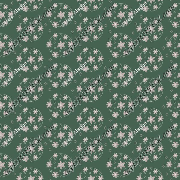 Dancing daisies-green