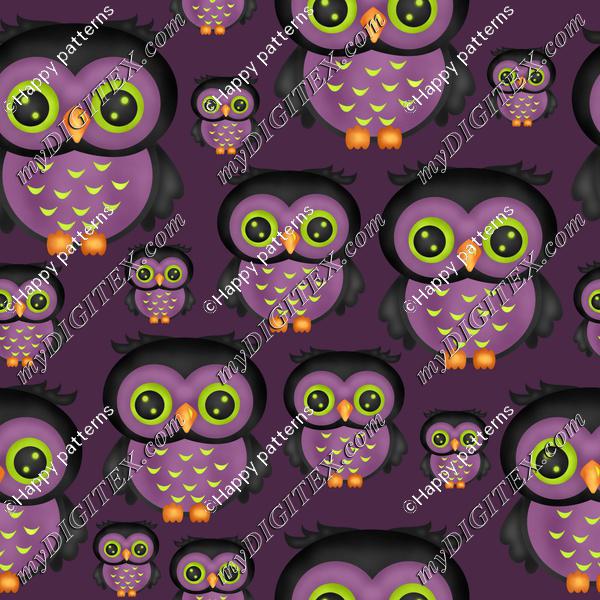 owls dark purple