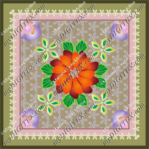CAMELIA COMPOSICION PAÑUELO GUARDA BEIGE