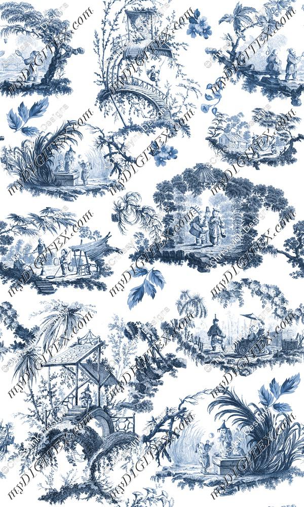 Chinoiserie Kinder Blue