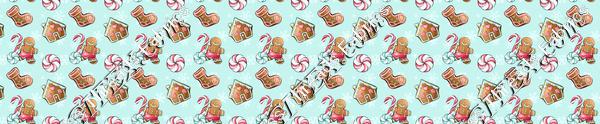Gingerbread Blue