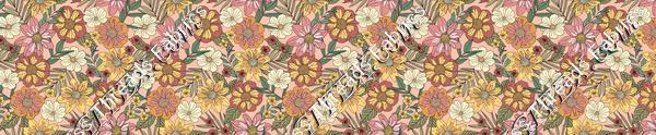 Groovy Floral Dusty Pink