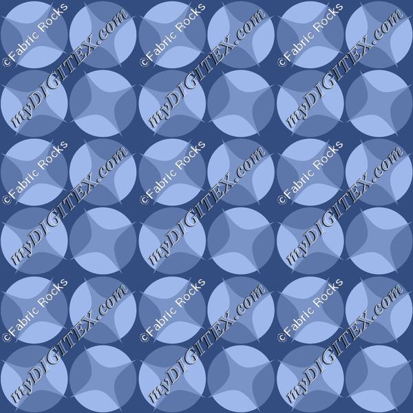 Midcentury Star Spots (Blue)