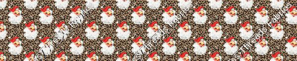 Christmas Cheeky Santa Animal Print