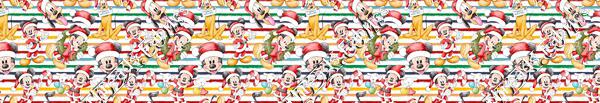 Christmas Mickey Colour Stripe