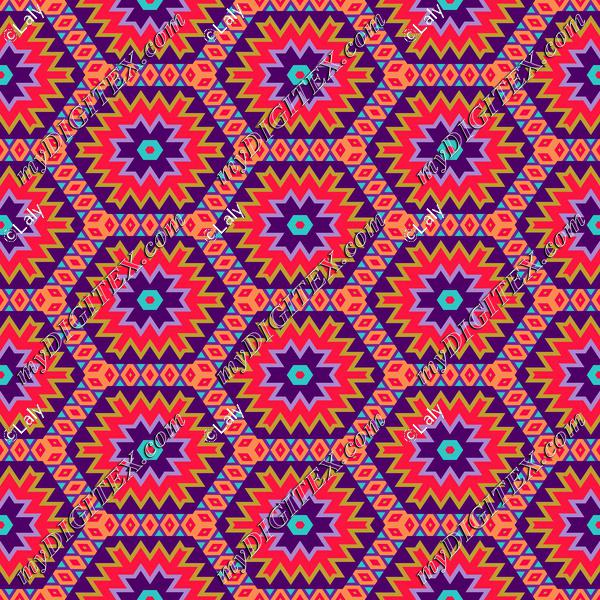 Stars and diamonds pattern
