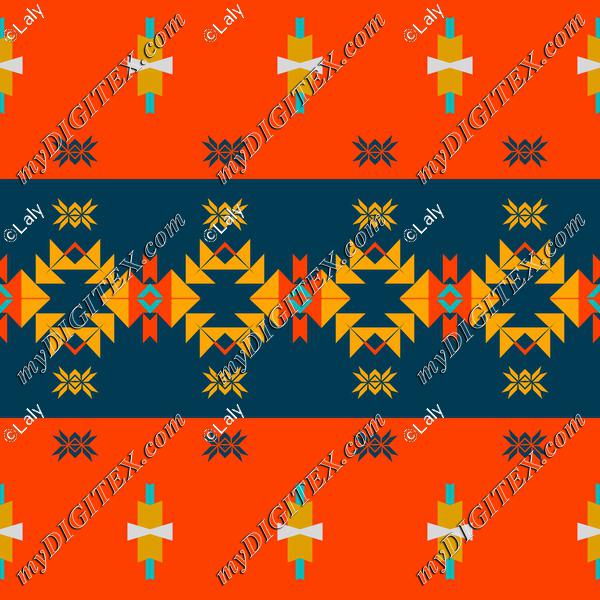 Tribal shapes rows