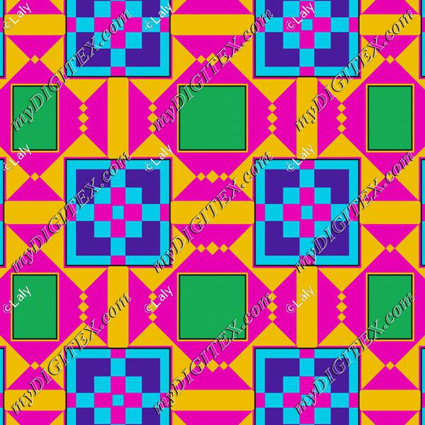 Shapes in shapes pattern