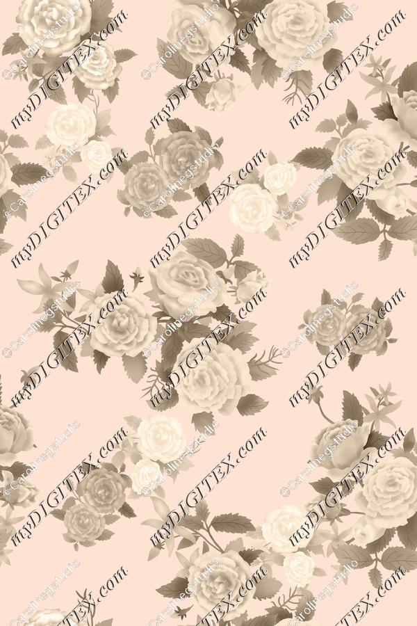 Rose Garden Grey Pink