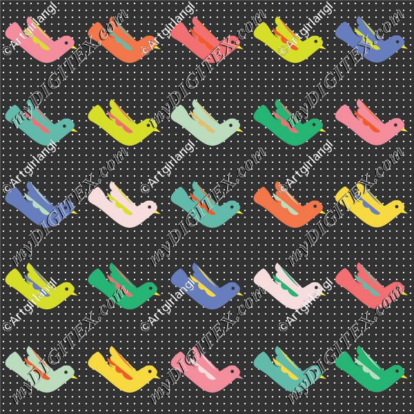 colorful bird black dot bg-01