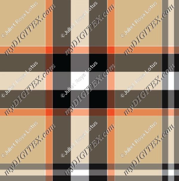 Khaki Pumpkin Plaid LOTUS